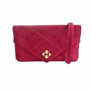 Hermes Dobris Shoulder Bag Bordeaux Red